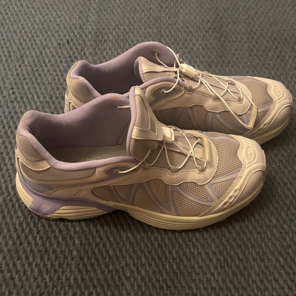 Stylish Women's Sneakers in Purple - Salomon woman’s 8